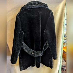 Vintage 70 Davis of Boston by Jonathan Logan Double Breasted Faux Fur Coat 2XL